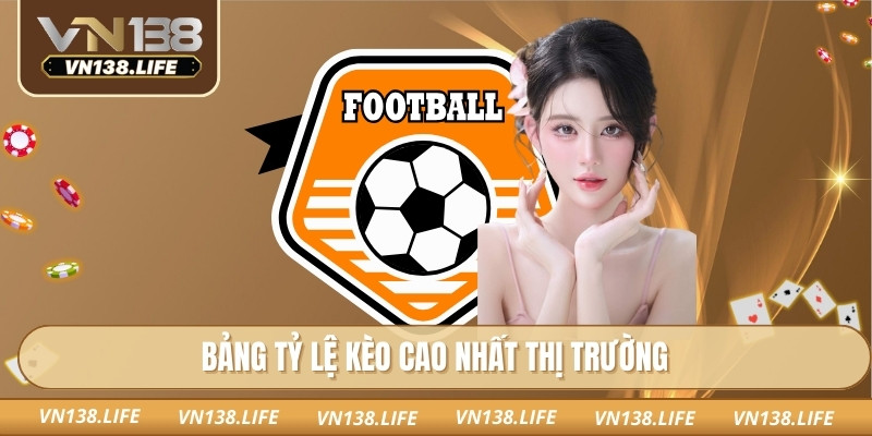 Bảng tỷ lệ kèo cao nhất thị trường