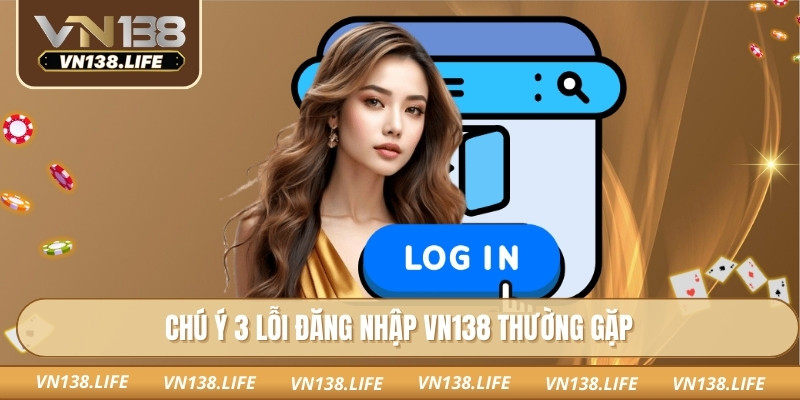Chú ý 3 lỗi đăng nhập VN138 thường gặp